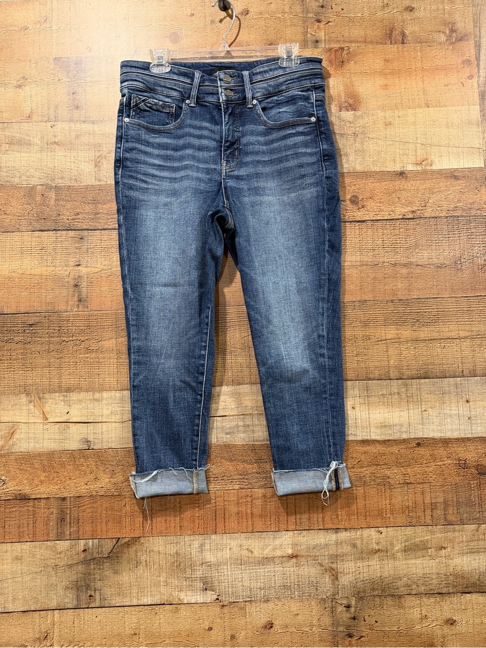 Buckle Black Fit No. 75 Dark Blue Cropped Ankle Skinny Jeans Size 31